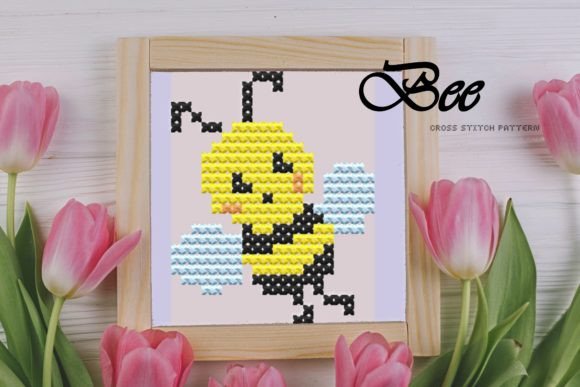 Bee. Cross Stitch Pattern
