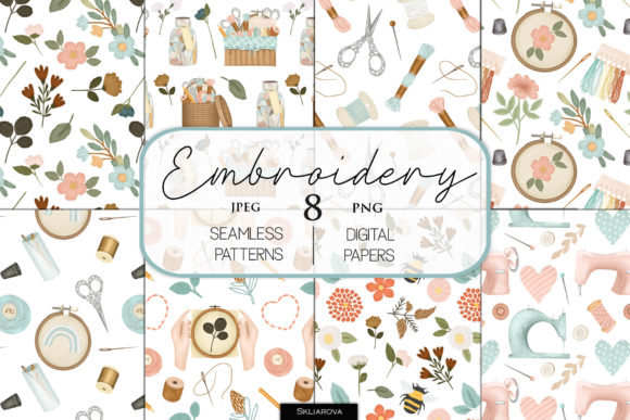 Embroidery Seamless Patterns