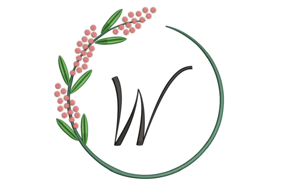 Monogram W: A Floral Embroidery Review