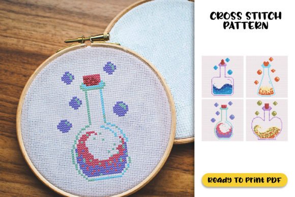 Review: Magic Potion Cross Stitch Pattern